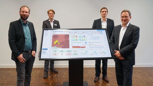 Group image with Ascore Cockpit on screen