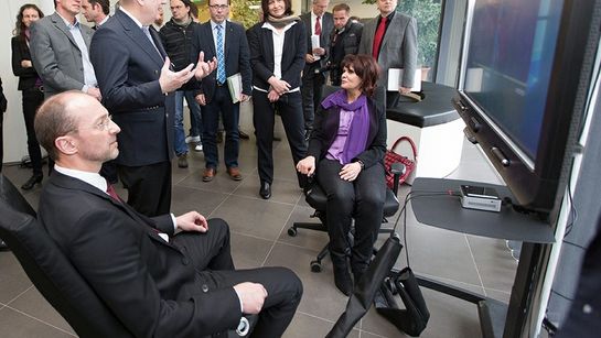 Gruppenbild im smart office space