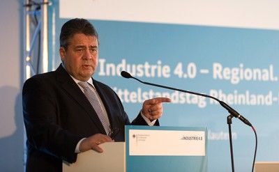 Sigmar Gabriel bei seiner Keynote