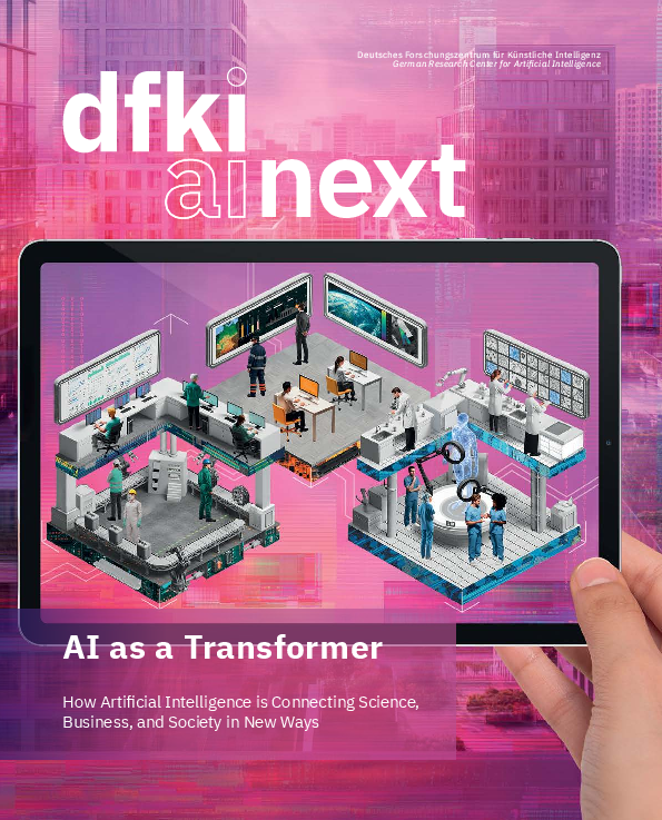 Cover third issue AI magazine dfki ai next