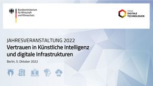 Forum Digitale Technologien lädt zur Jahresveranstaltung „Vertrauen in KI & Digitale Infrastrukturen“