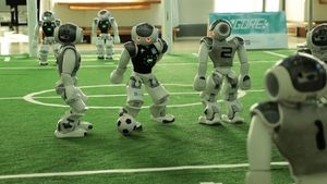 B-Human's robot soccer team takes part in the RoboCup World Cup in Thailand