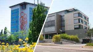 Campus II of the University of Trier (left) and DFKI Kaiserslautern (pictured, right)