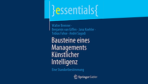 Book publication: "Bausteine eines Managements Künstlicher Intelligenz" (Elements of Artificial Intelligence Management)