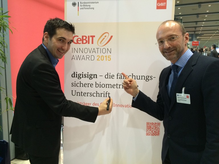 Markus Weber (links) und Prof. Andreas Dengel